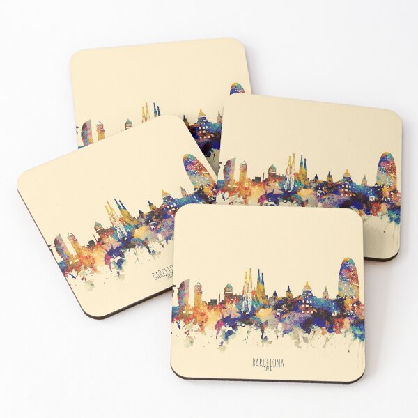 Item preview, barcelona skyline designed and sold by BekimART2.