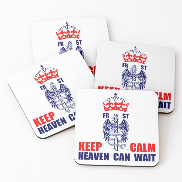Item preview, Keep Calm; Heaven Can Wait; FRST; designed and sold by StickerApe.