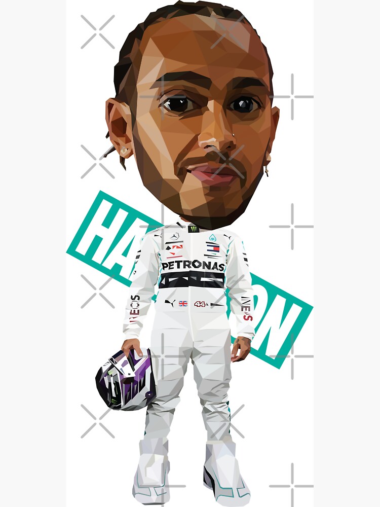Lewis Hamilton Low Poly Pop Poster for Sale by pxlG