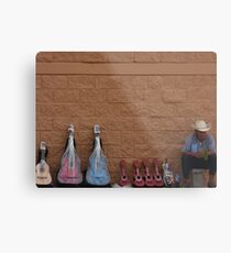 music - música Metal Print
