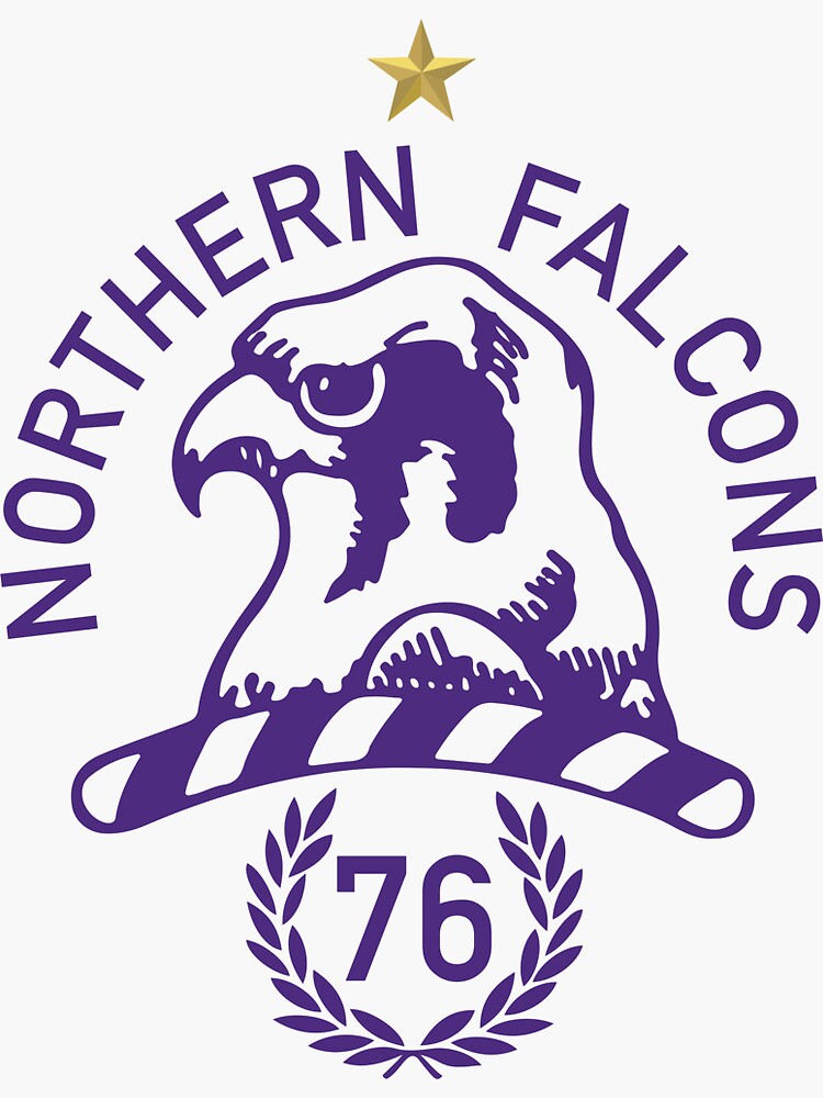 "Northern Falcons Table Football Club Logo" Sticker for Sale by ajebec Redbubble
