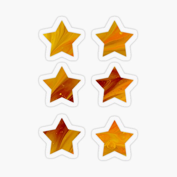 Item preview, ⭐️ Orange stars designed and sold by AsKartongs.
