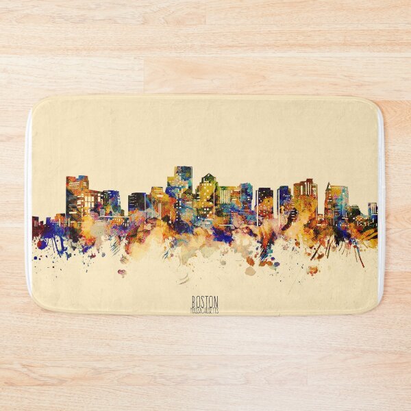 Item preview, boston skyline designed and sold by BekimART2.