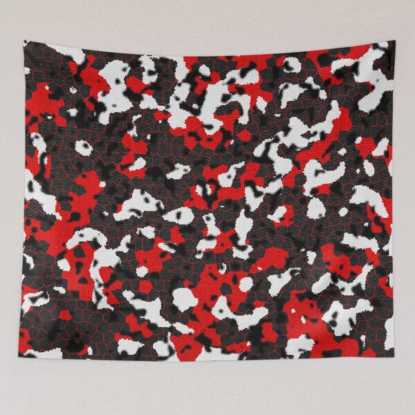 Item preview, Red and Black camouflage design designed and sold by FabioPhoto.