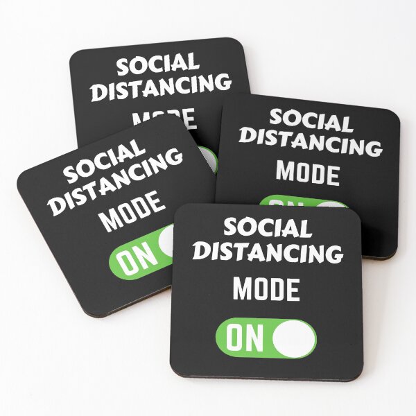 Item preview, Social Distancing Mode On designed and sold by razvigod.