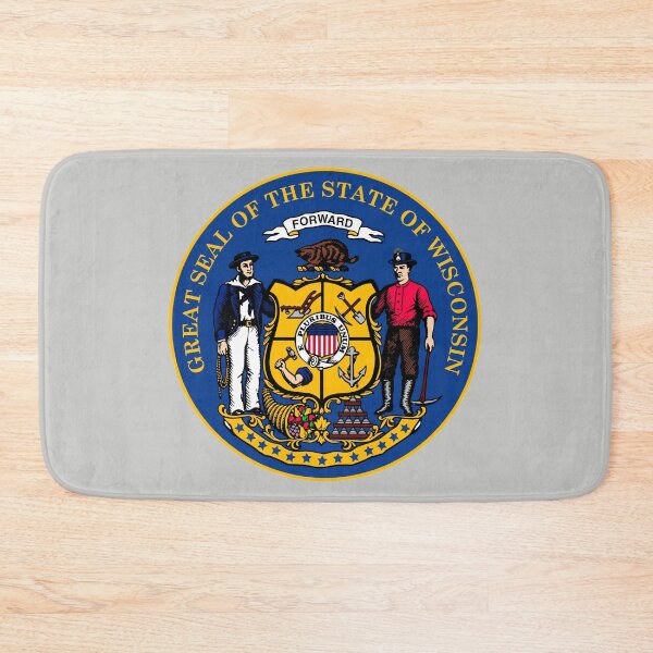 Item preview, Wisconsin State Seal designed and sold by Decal Mania.