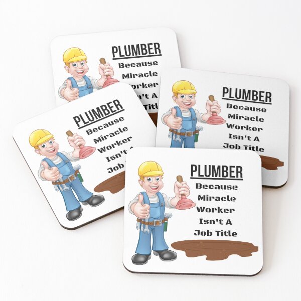 Item preview, Plumber - Miracle worker designed and sold by James Cruickshank.