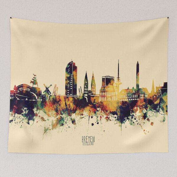 Item preview, bremen skyline designed and sold by BekimART2.