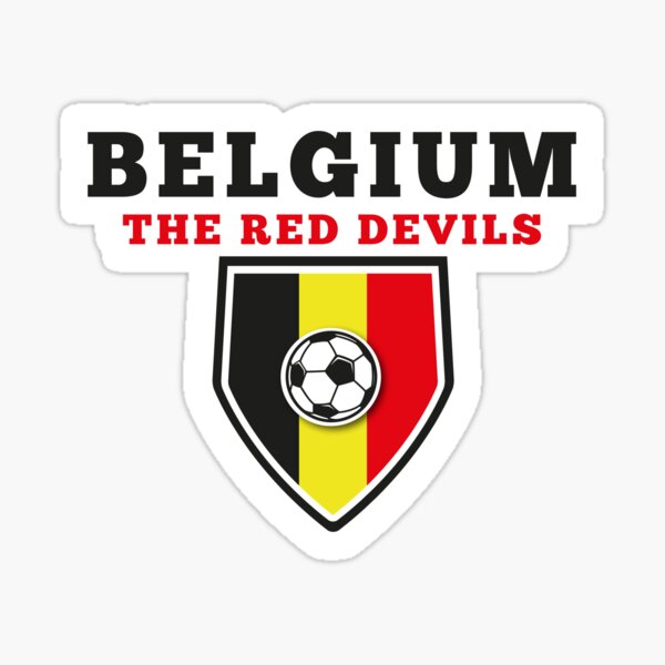 Belgium Football Stickers Redbubble