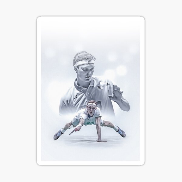 Viktor Axelsen - Denmark Badminton Sticker