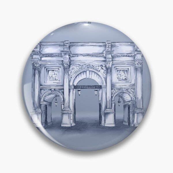 Item preview, Blue on Blue Kensington and Hyde Park Toile designed and sold by Sharilea.
