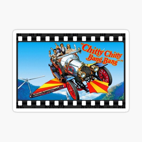 Artikel-Vorschau von Musikalischer Rahmen Chitty Chitty Bang Bang, designt und verkauft von Moviefolie.