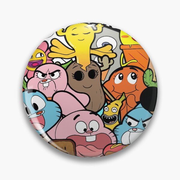 The amazing world of Gumball doodle Pin