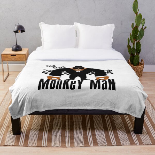 BIG Monkey man Throw Blanket