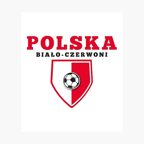 Poslka football Photographic Print