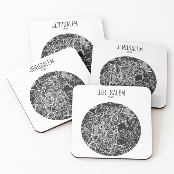 Item preview, Jerusalem City Map designed and sold by pinspace.