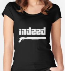 Omar. Indeed. Women's Fitted Scoop T-Shirt