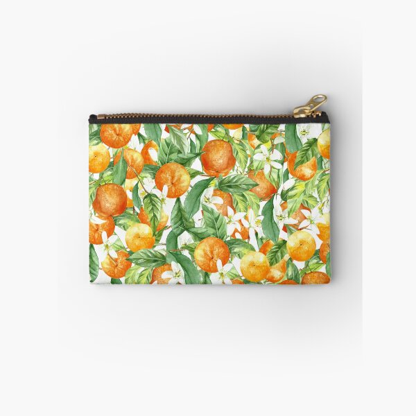 Item preview, Oranges and Blossoms Floral Pattern designed and sold by meggydesigns.
