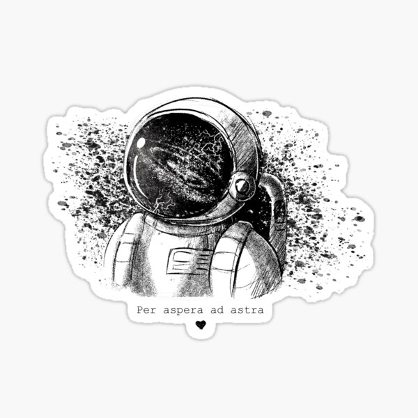 Item preview, per aspera ad astra {through adversity to the stars} designed and sold by mickleo-art.