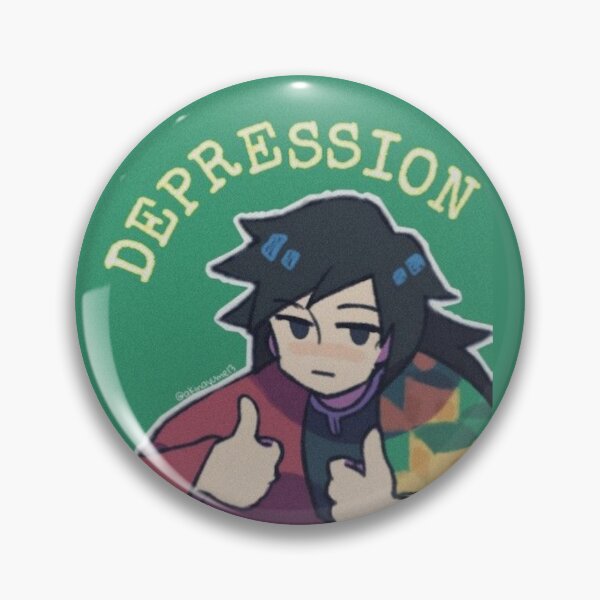 Fight against depression Pin