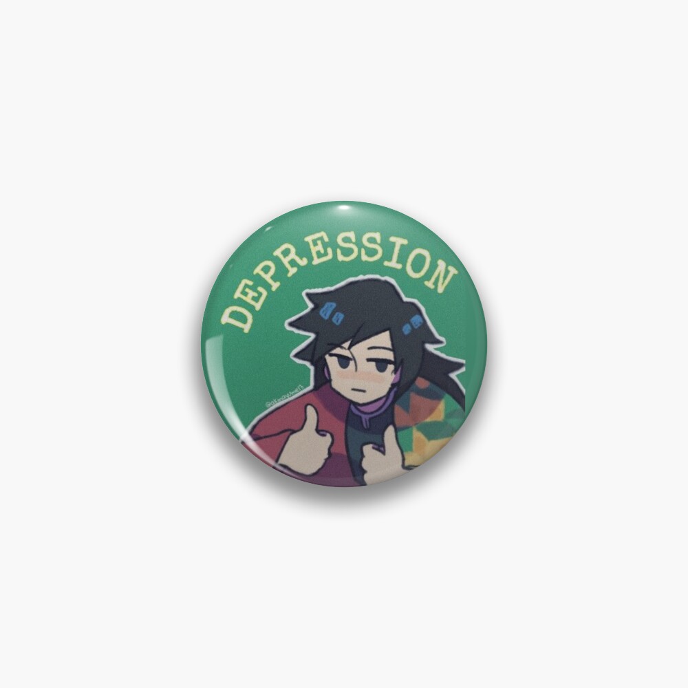 Fight against depression Pin
