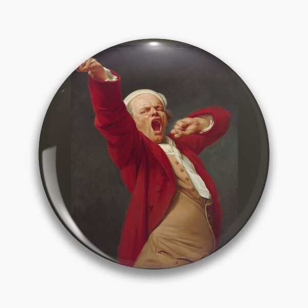 Item preview, Joseph Ducreux Self Portrait Yawning designed and sold by MindChirp.