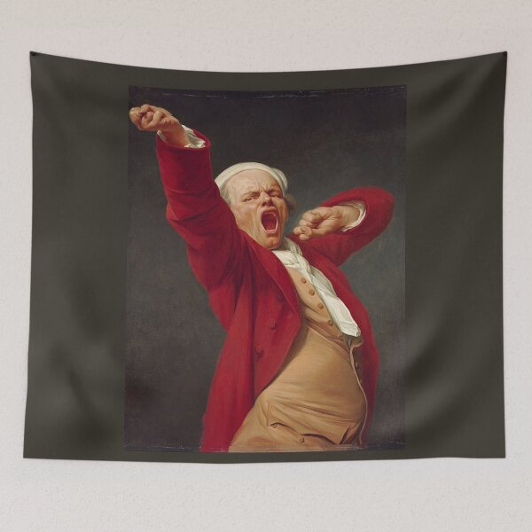 Item preview, Joseph Ducreux Self Portrait Yawning designed and sold by MindChirp.