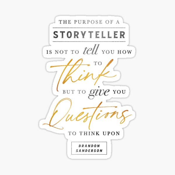 Storyteller Sticker