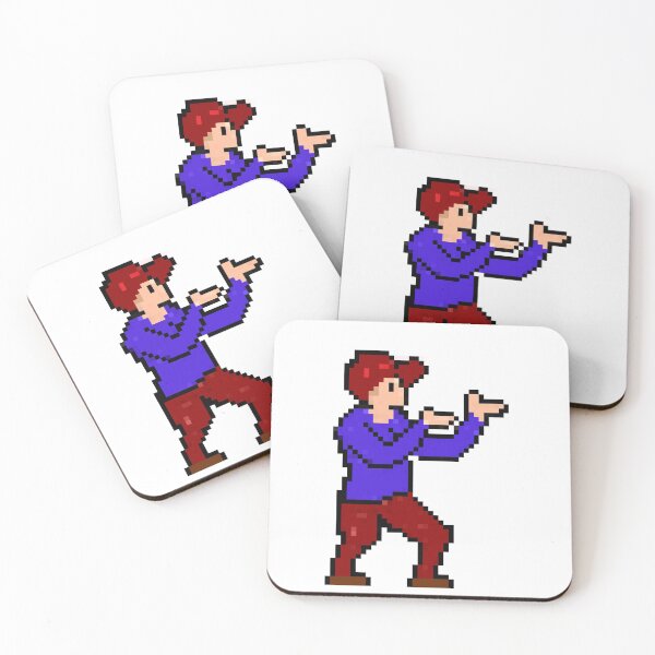Item preview, Dancer Finger Gun Pose Pixel Art designed and sold by designedfeeling.