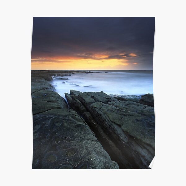 "Written in Waters" ∞ Caloundra, QLD - Australia Poster