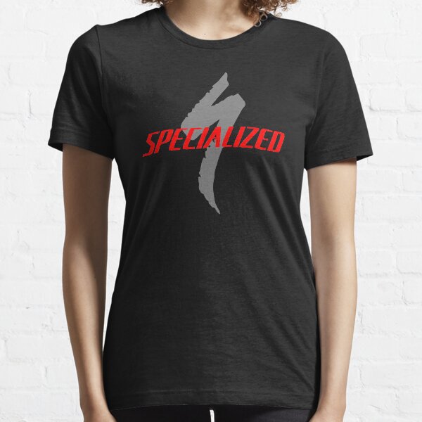 Specialized Centre Logo Grey red Essential T-Shirt