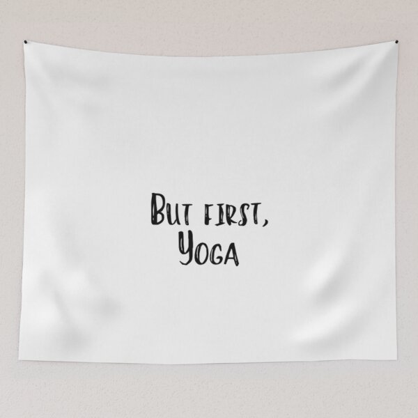 Item preview, But First, Yoga designed and sold by CatMonkStudios.