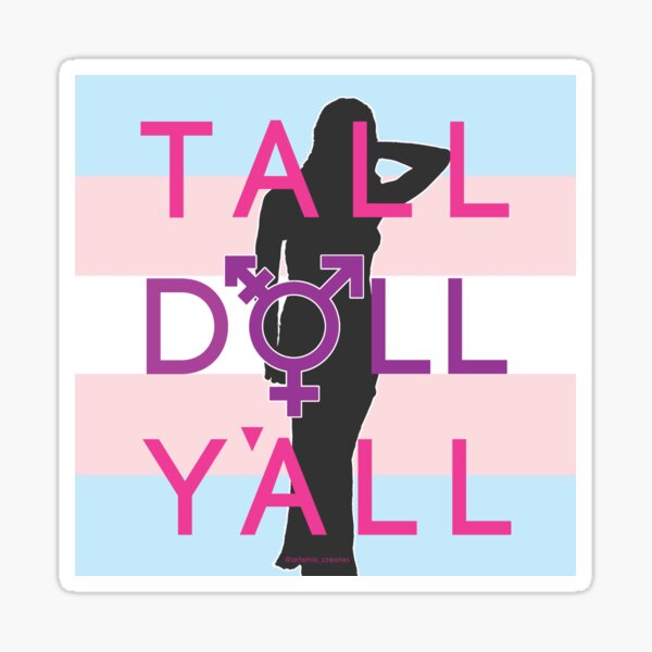 Tall Doll Y'all Sticker