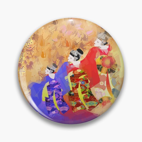 Item preview, Three geishas dancing designed and sold by harietteh.