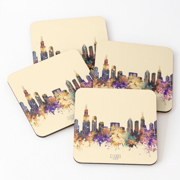 Item preview, chicago skyline designed and sold by BekimART2.