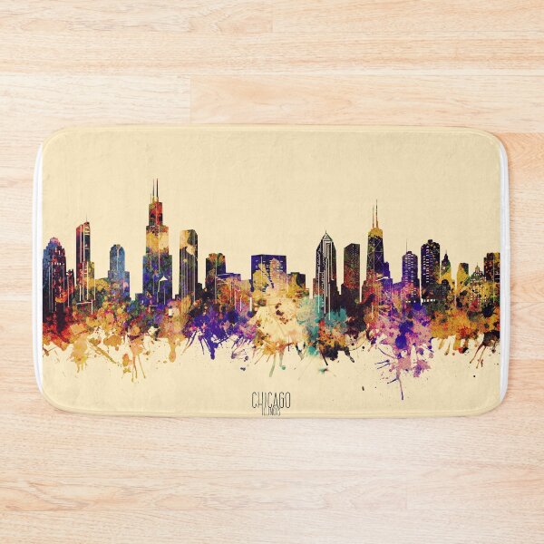 Item preview, chicago skyline designed and sold by BekimART2.