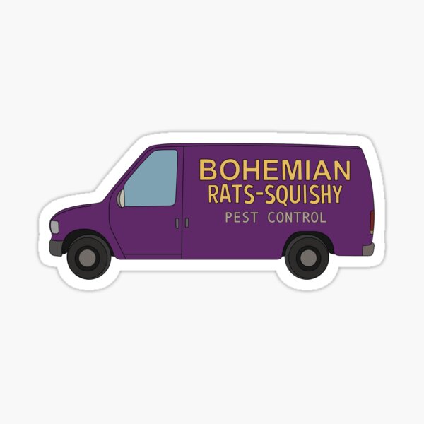 Bohemian Rats-Squishy Sticker