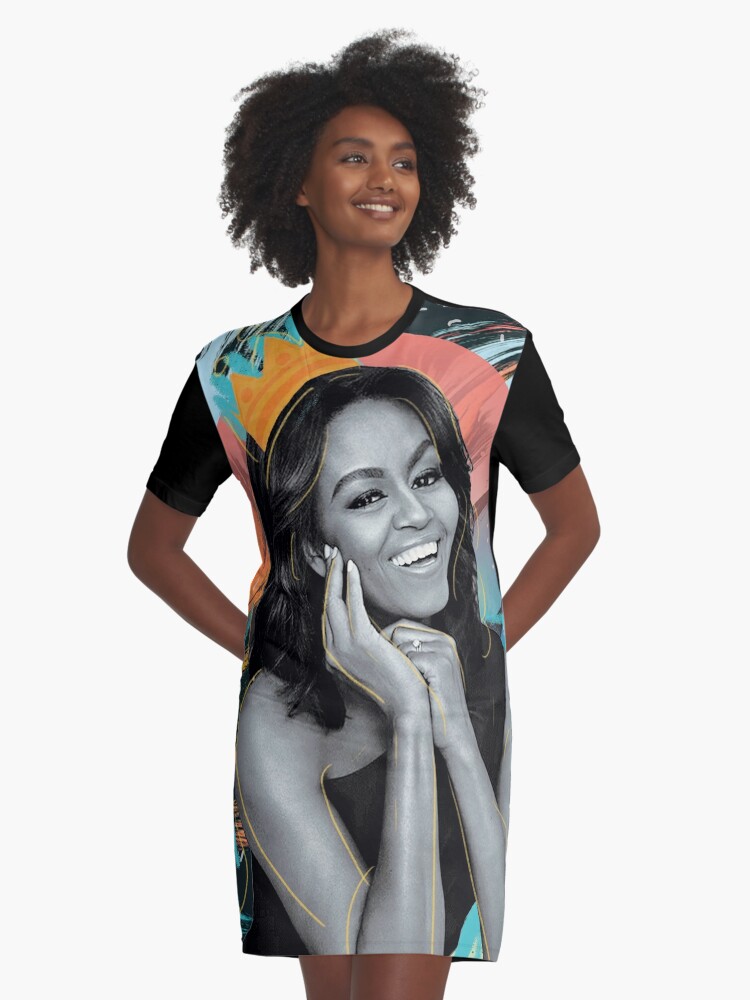 Michelle obama 2025 t shirt dress