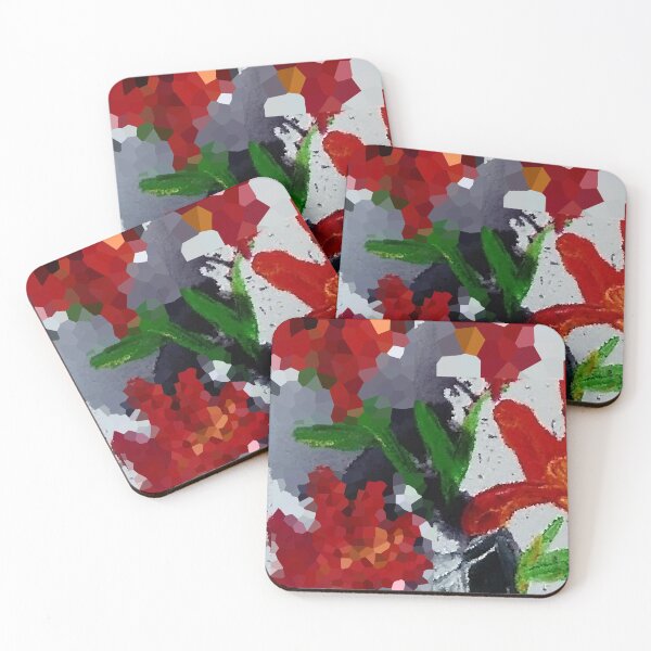 Item preview, Poppies and greyness 2, #artistsupportpledge designed and sold by ThereseLyssia.