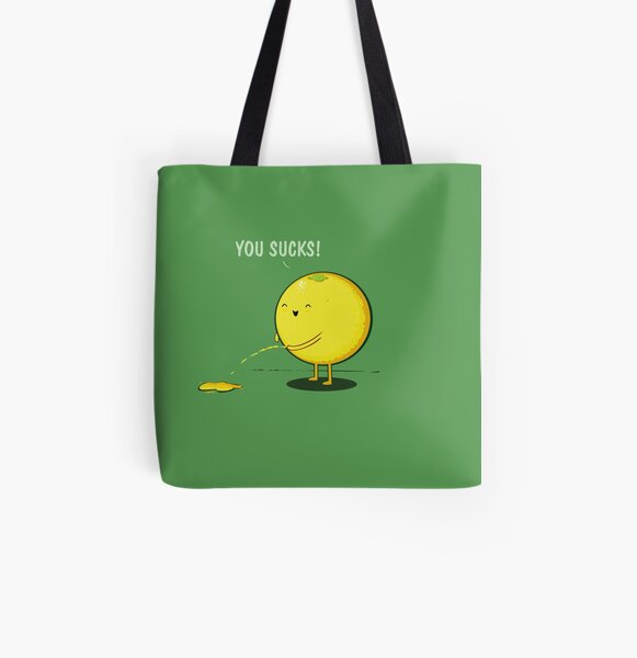 Orange Juice All Over Print Tote Bag