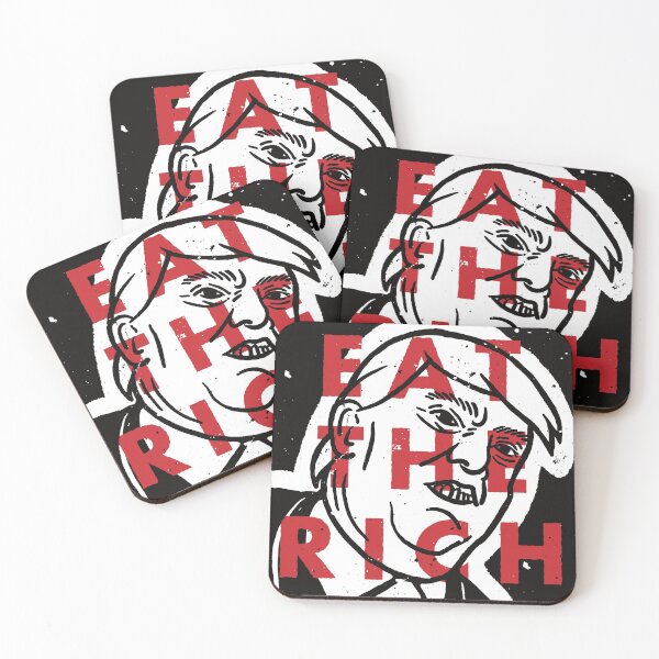Item preview, Eat The Rich Illustrated Print designed and sold by DorkRind.