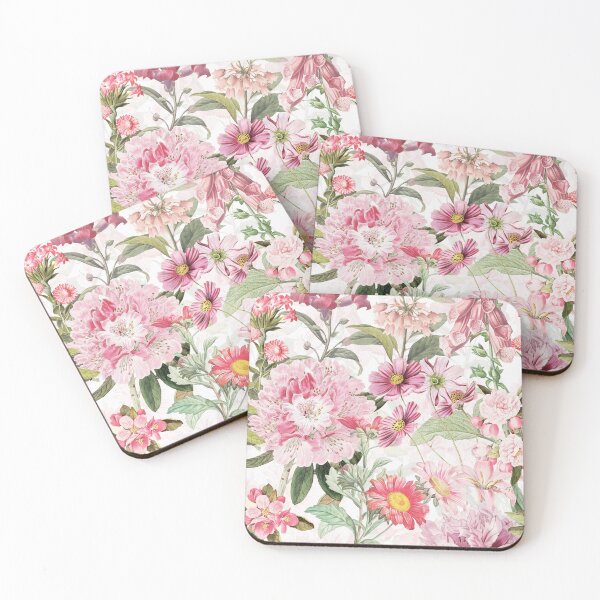 Item preview, Vintage Pink Springflower Meadow Botanical Garden designed and sold by UtArt.