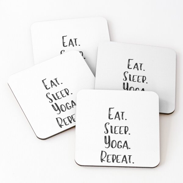 Item preview, Eat. Sleep. Yoga. Repeat designed and sold by CatMonkStudios.