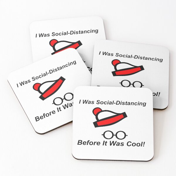 Item preview, Social-Distancing Before it Was Cool! designed and sold by RupertRick.