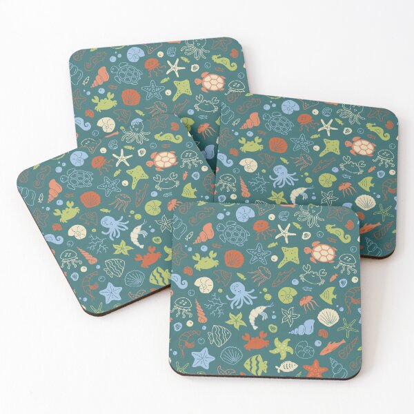 Item preview, Sea Bottom green designed and sold by Tatsiana Zayats.