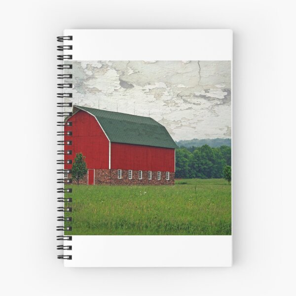 Item preview, a red barn designed and sold by Lynne Prestebak.
