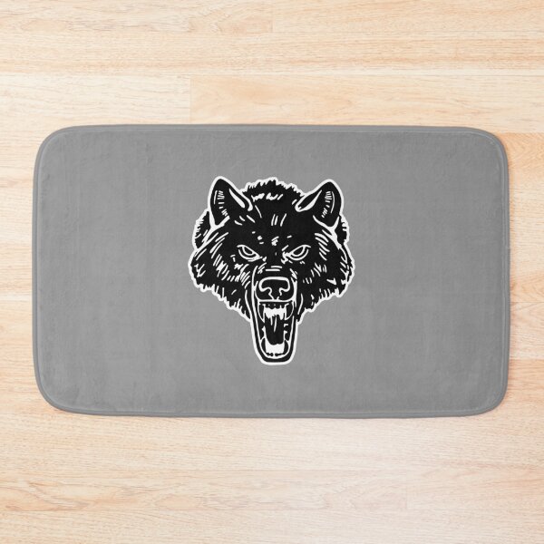 Item preview, Black and white wolf designed and sold by Bakhrombek.
