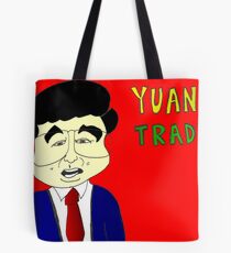 Bianry Options Cartoon Yuan Trade with China Tote Bag