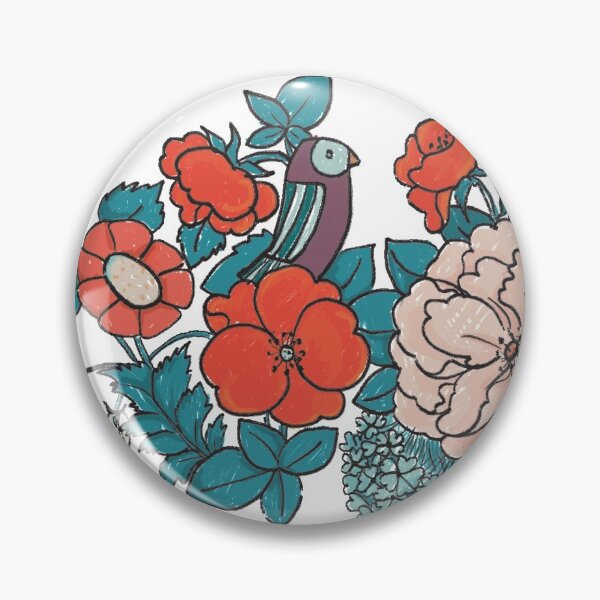 Item preview, Asian Flowers White designed and sold by rauschsinnig.