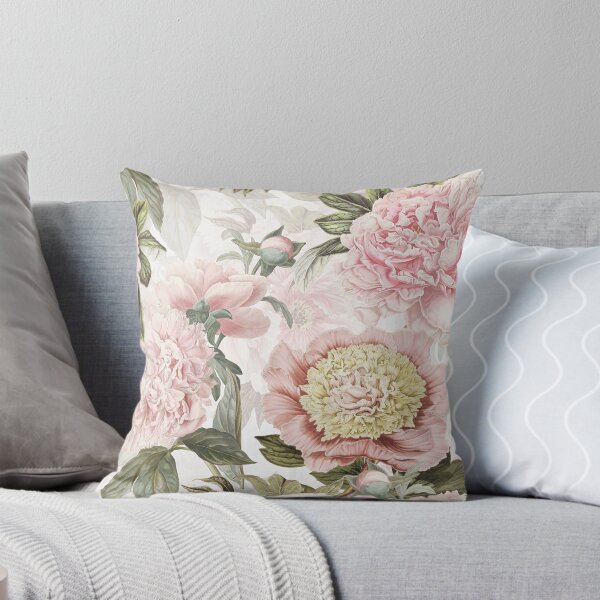 Item preview, Vintage Botanical Blush Peony Flowers Botanical Garden Pattern  designed and sold by UtArt.